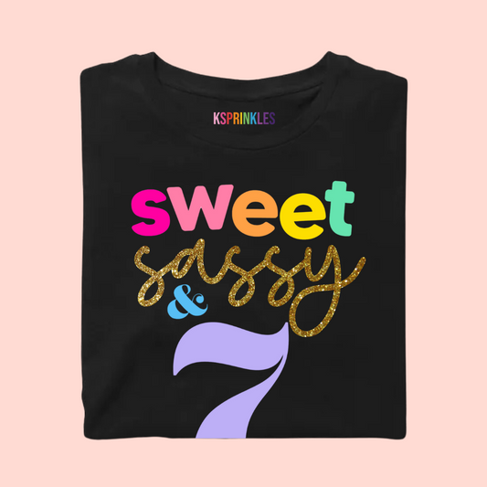 BT010 SWEET SASSY SEVEN TSHIRT